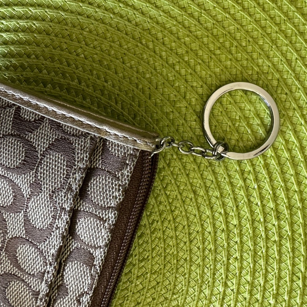 Coach Brown Key Card Holder Accessory - Picture 3 of 4